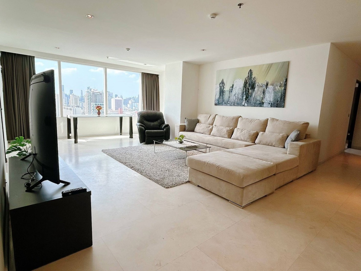 ห้องนั่งเล่น The 8 Thonglor ชั้น 21